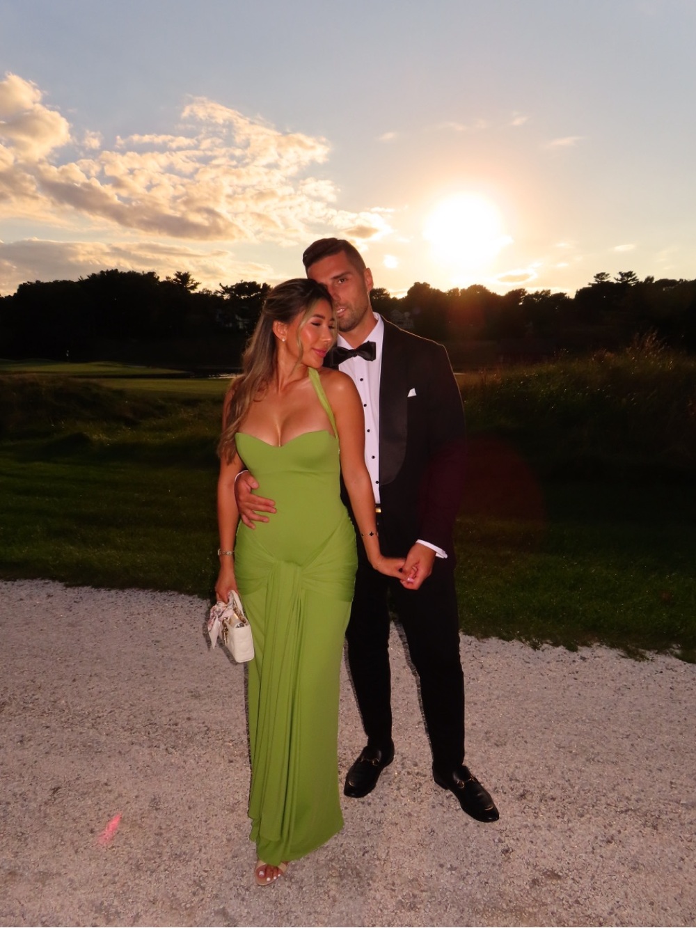 Babyboo Gia Maxi Dress Olive/Green